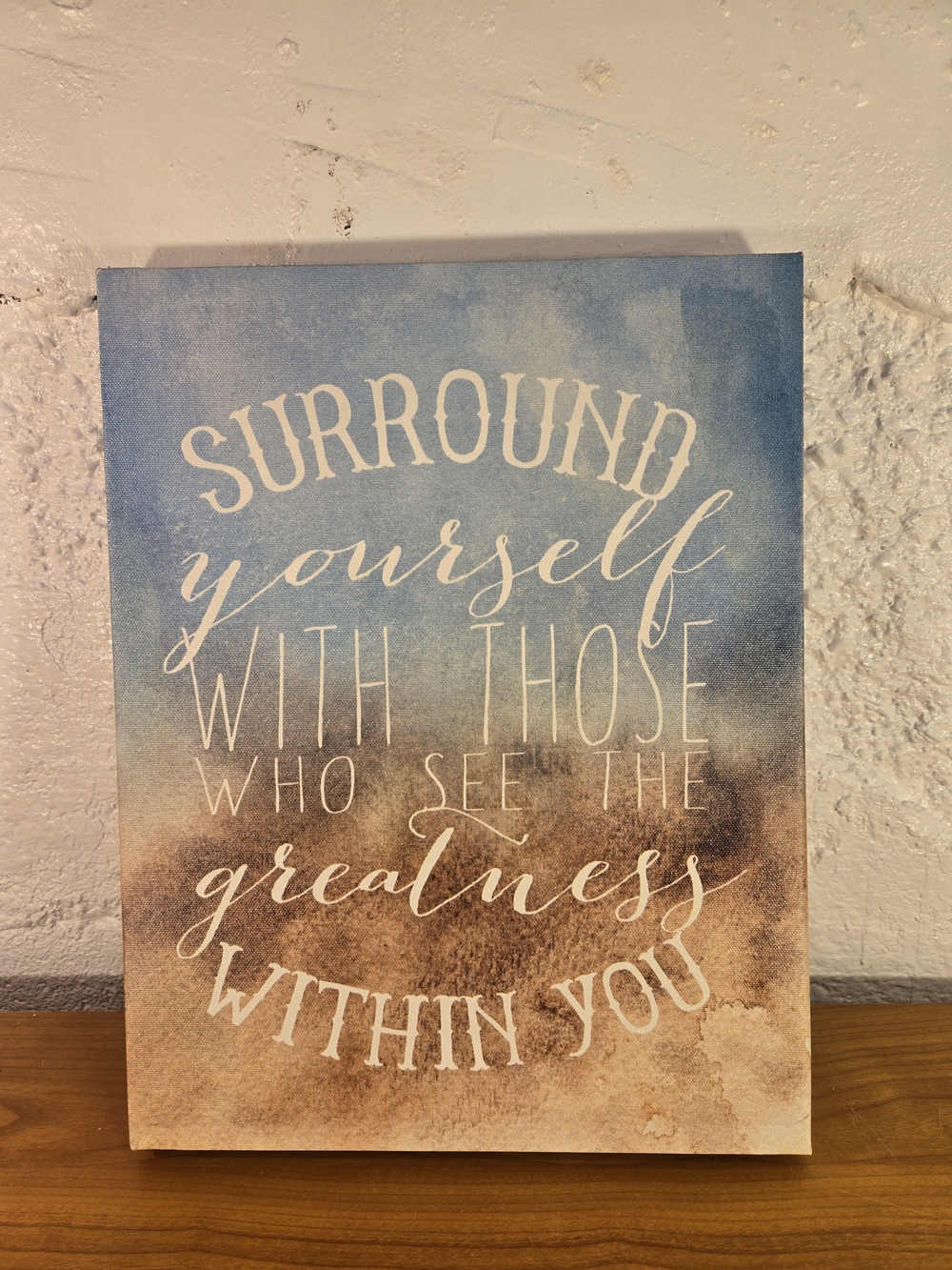 Lot 26 Studio Inspirational Canvas Wall Art Surround Yourself With Those Who See